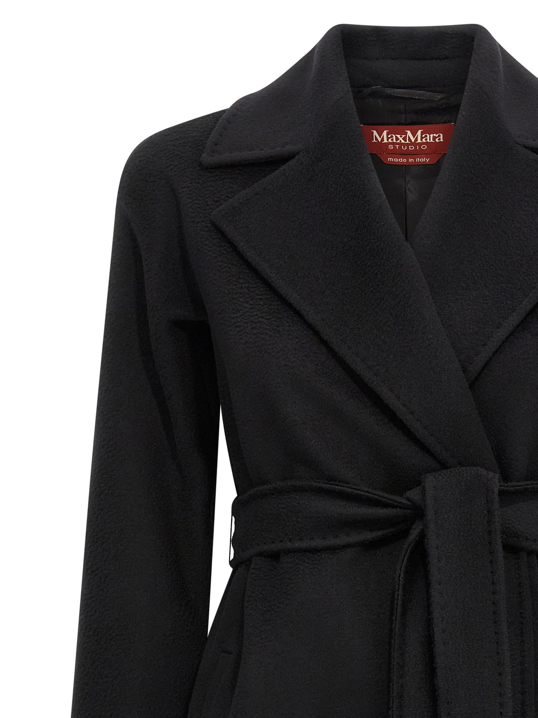 Max Mara Studio Dravenna Coats and Trench Coats - Black | f4f66e7c90643057ef7149eeb0dbf5dd99fd583d