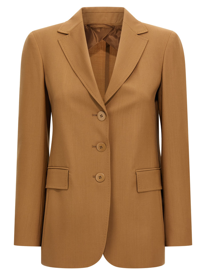 Max Mara Studio Nice BlazerS - Brown | e288f82045b3391b2399ac09a5c1d197de5989ae