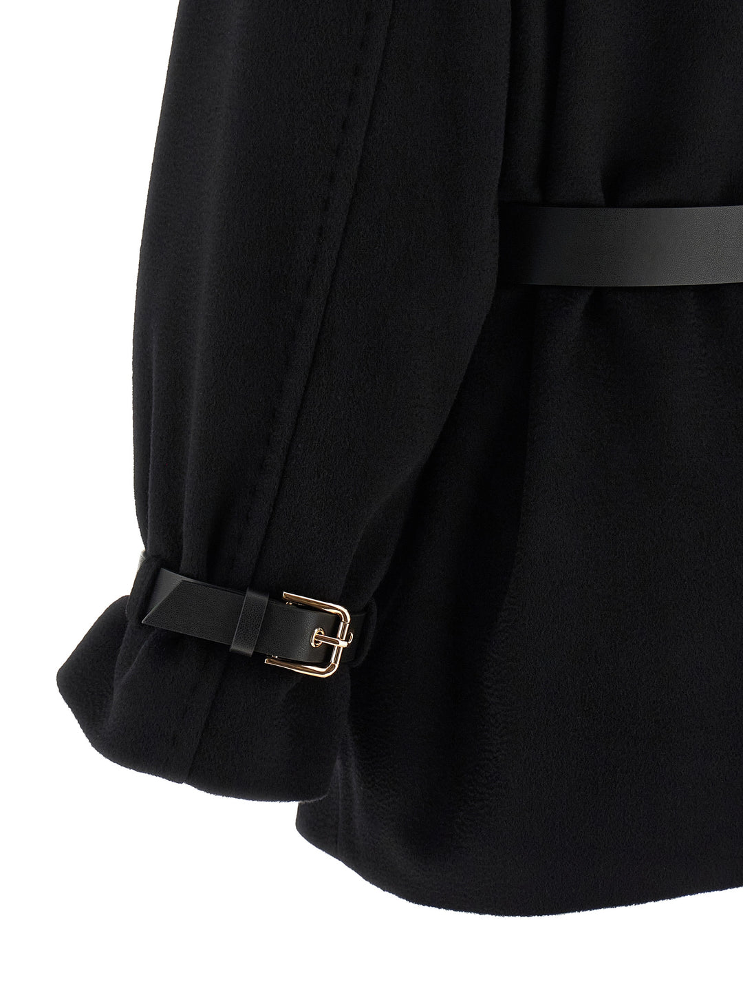 Max Mara Studio Pausa Coats and Trench Coats - Black | 57bd4ce4b63fdb342ceba0dccb47ab828aea8e46