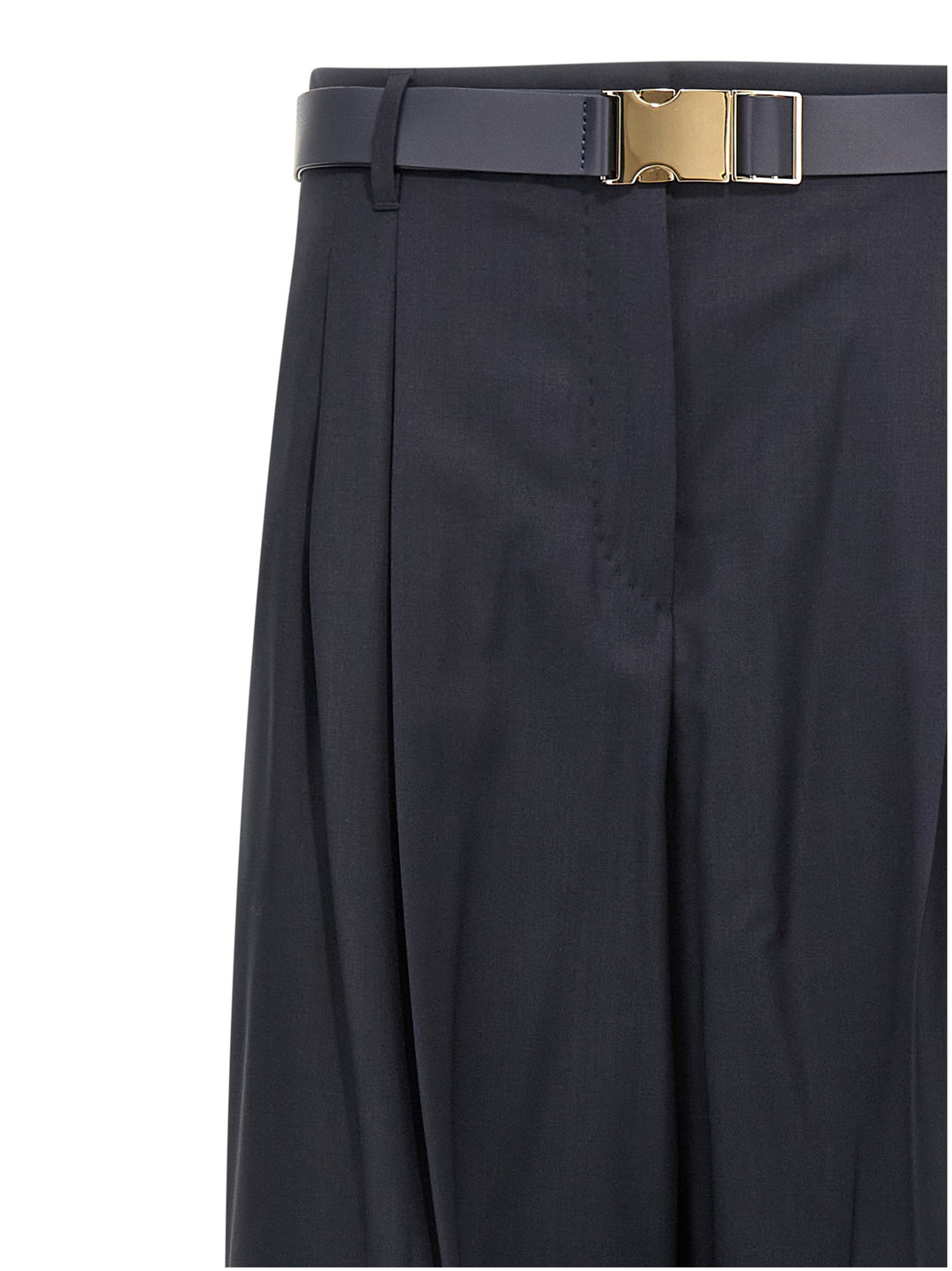 Max Mara Studio Bergamo Pants - Blue | 74c1050b06a774c770736828c6347af17bdfa482