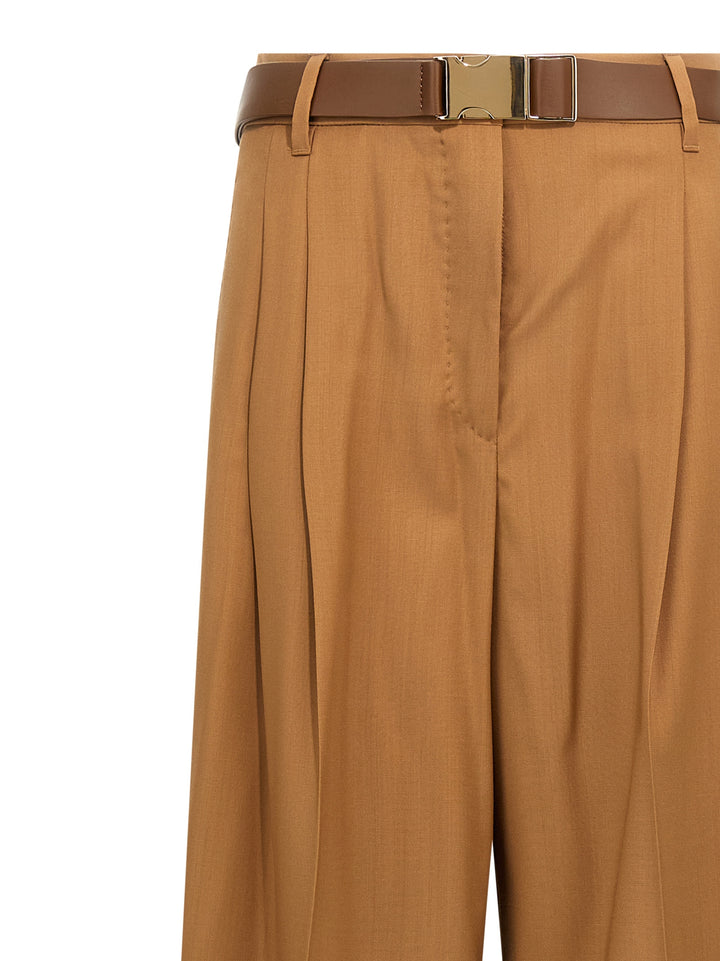 Max Mara Studio Bergamo Pants - Brown | 989ab23ebbcc73656f96790970b8beaa072af949
