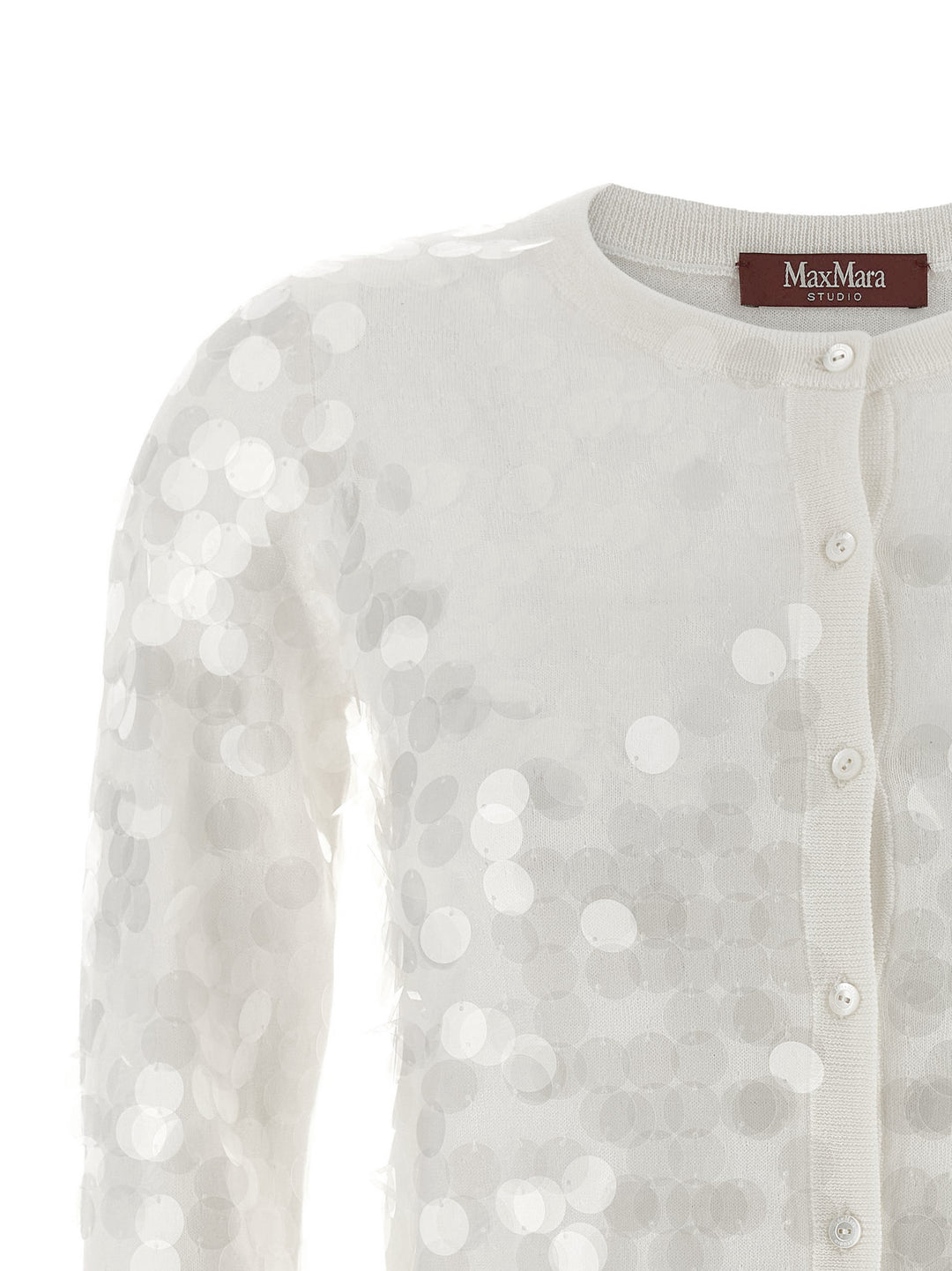 Max Mara Studio Necton Sweaters and Cardigans - White | 09dfd8af9807184f5e8ed9364f8ef7979236d02e