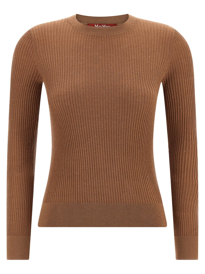 Max Mara Studio Marabu Sweaters and Cardigans - Beige | e9045ff434433ebf1e02db6951b4cc847f6a2e32