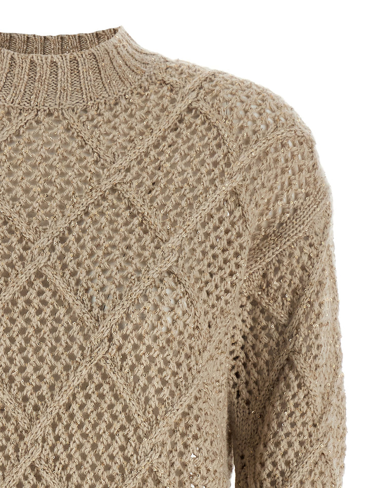 Max Mara Studio Ellade Sweaters and Cardigans - Beige | 9a8de34b2a5947c528578aa7d41f8bdc8ace4fcc