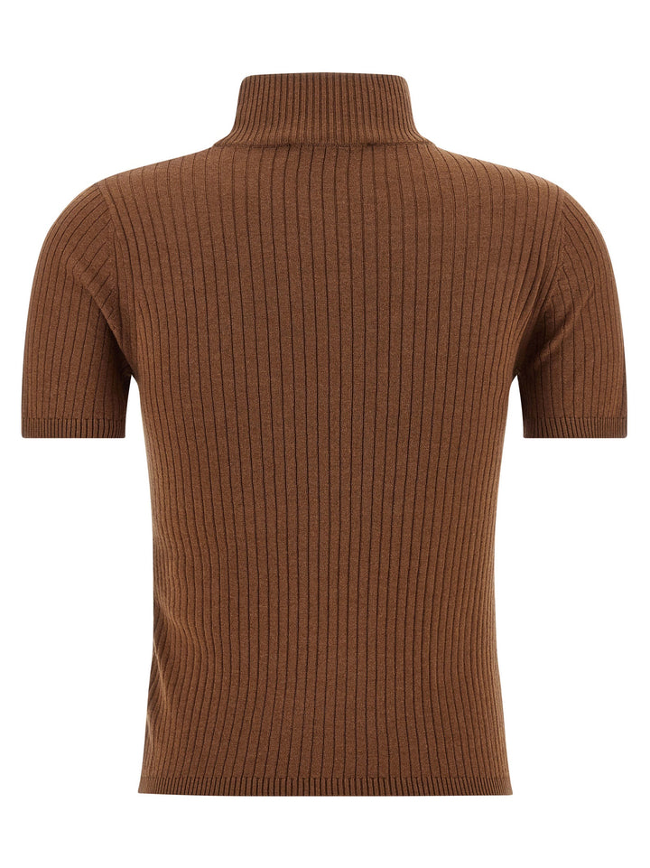 Max Mara Studio Jangy Sweaters and Cardigans - Beige | 9d61c92385bbb73f54787c76f233e1a620f9fdaa