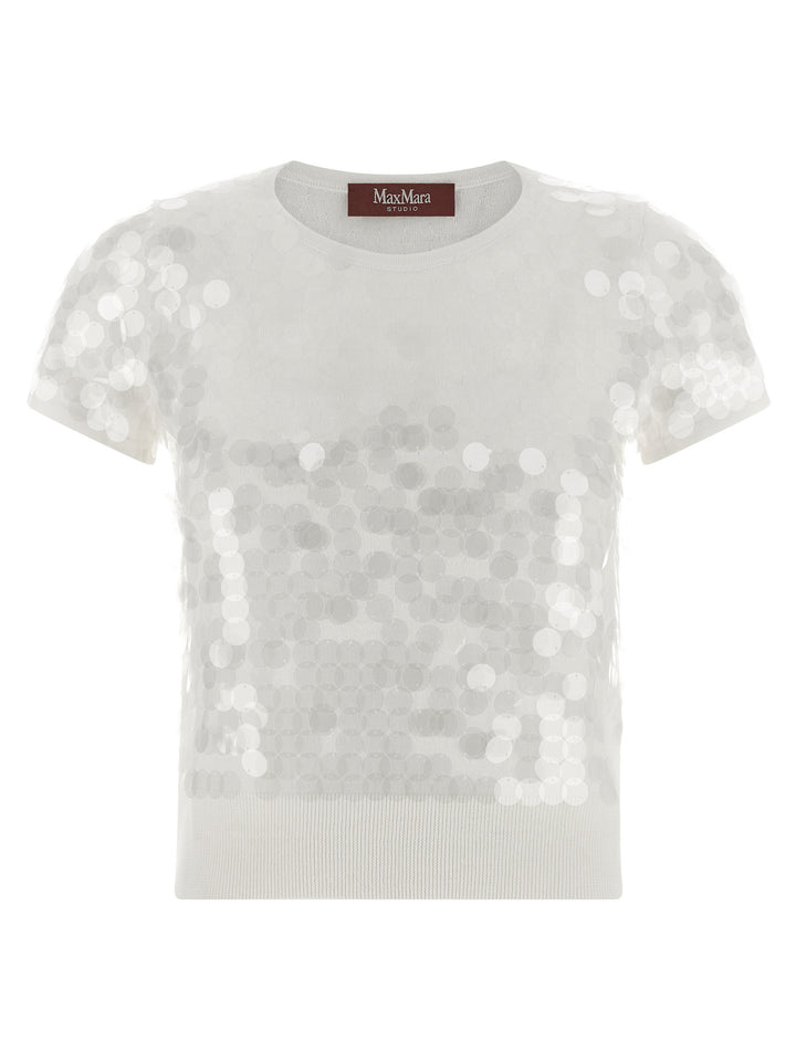 Max Mara Studio Saio Sweaters and Cardigans - White | 16f42deaf42bf8d32b4755b421beecaca2371e7d