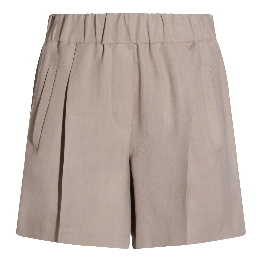Brunello Cucinelli Shorts - SAND SHELL | 524141a6d2953391377efa0509de970f23cfc23a