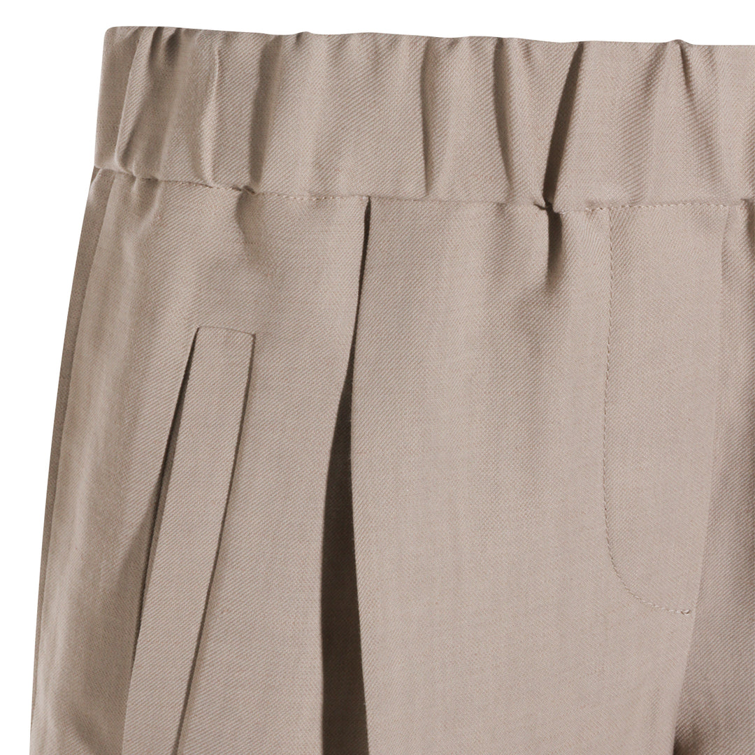Brunello Cucinelli Shorts - SAND SHELL | 9b5586d23ff980823a023364f6b6e061a47b1ee2