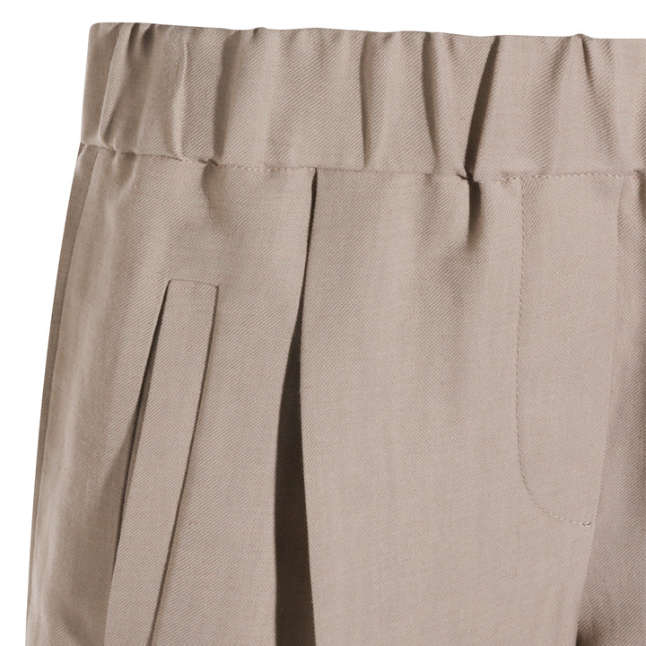 Brunello Cucinelli Shorts - SAND SHELL | 9b5586d23ff980823a023364f6b6e061a47b1ee2