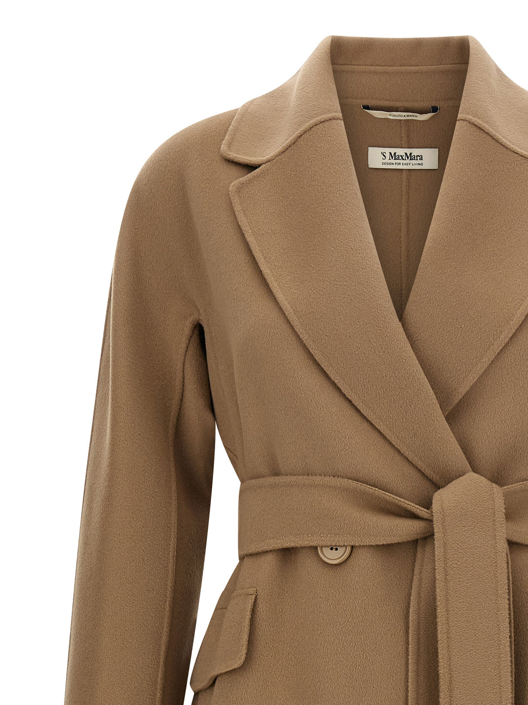 S Max Mara Enzo Coats and Trench Coats - Beige | e14c06c861472d69a49c80722e30dff225957c95