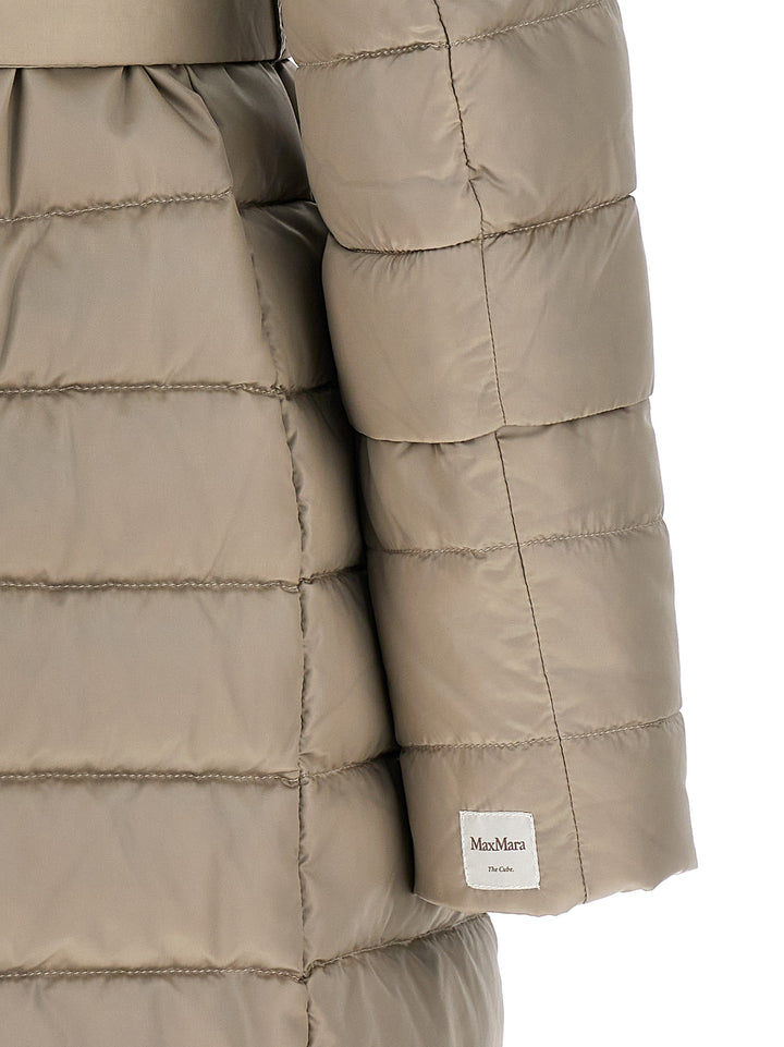 Max Mara The Cube Novef Puffer Jackets - Beige | 7b377aeeb611aefeb4078e005e5922bdf6c63eec