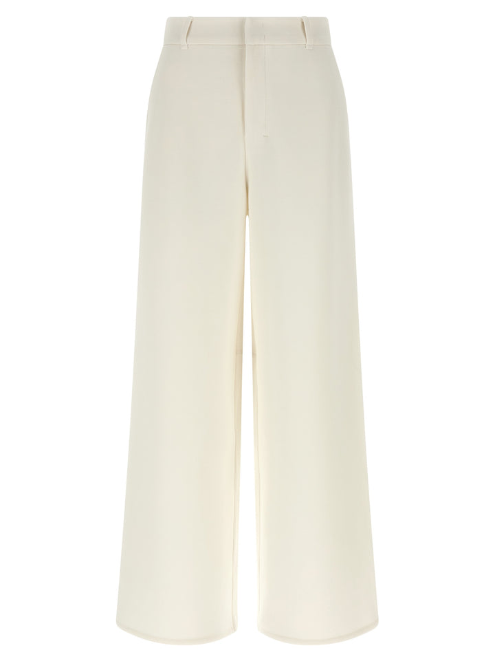 S Max Mara Merlot Pants - White | e5cebff852fa94ab143cbe968cedf8e1980f38c2