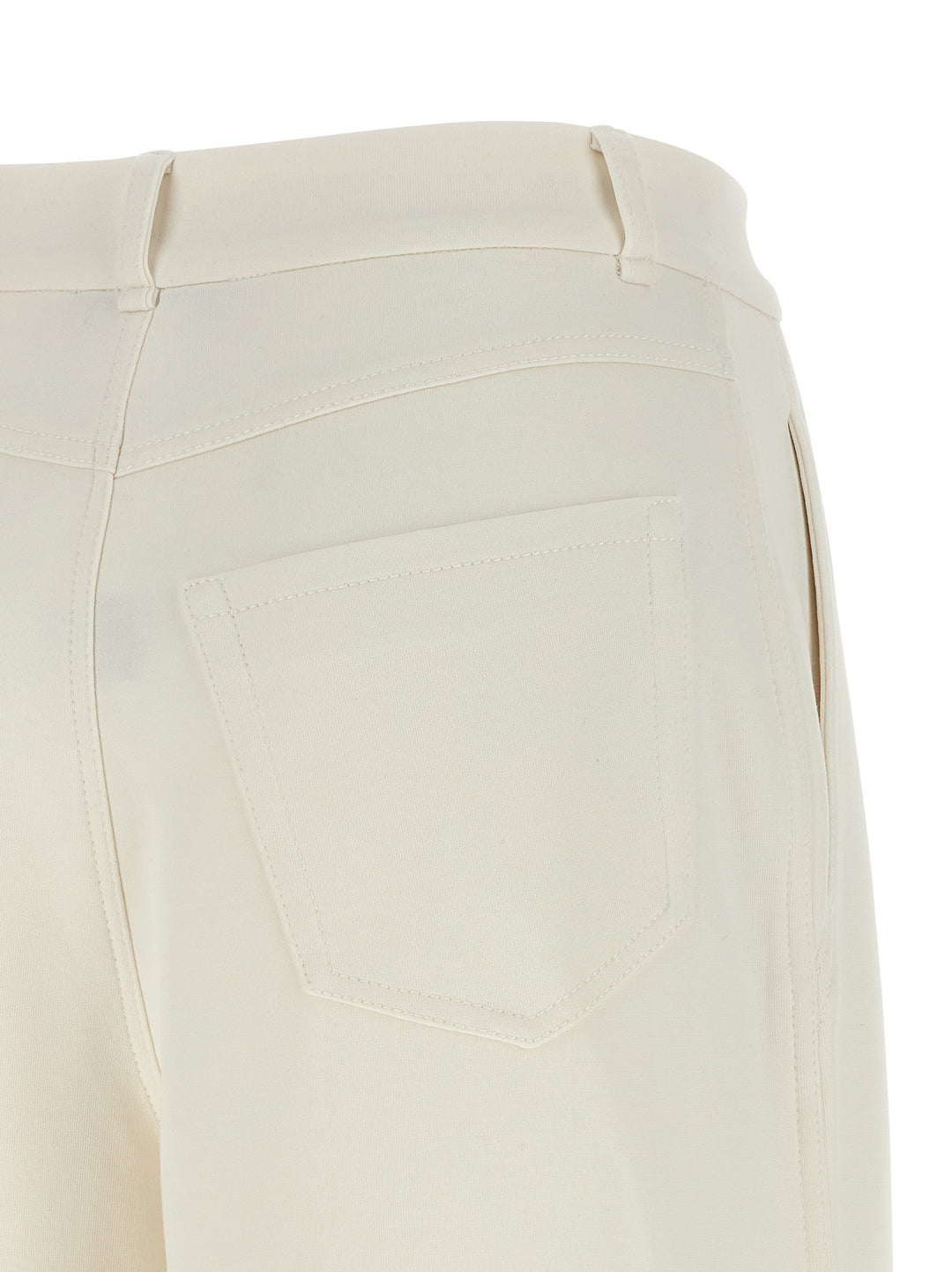 S Max Mara Merlot Pants - White | 7f63eebc3ca1706c71ee483ac93f494946258652
