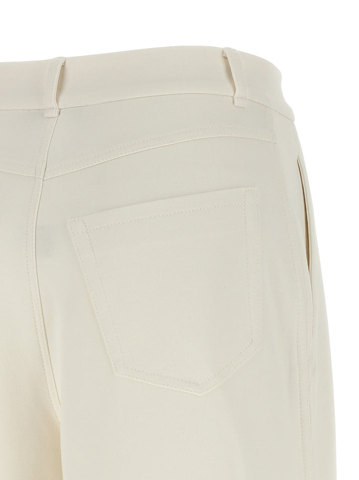 S Max Mara Merlot Pants - White | 7f63eebc3ca1706c71ee483ac93f494946258652