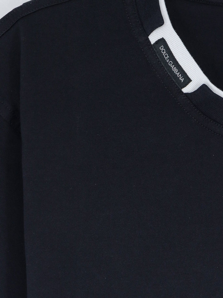 Dolce & Gabbana T-shirts and Polos - BLU SCURISSIMO | 88eacfe8e5f6d174e921f0dd8dcdbe15eeb53ad6
