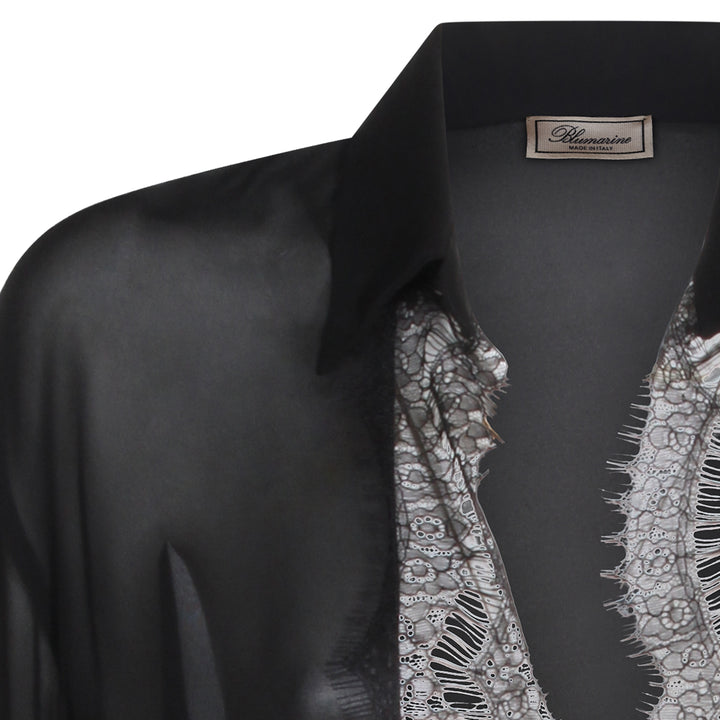 Blumarine Shirts - BLACK | 4f6451214a5e7698a52d8e09659b69c2fc1e6562