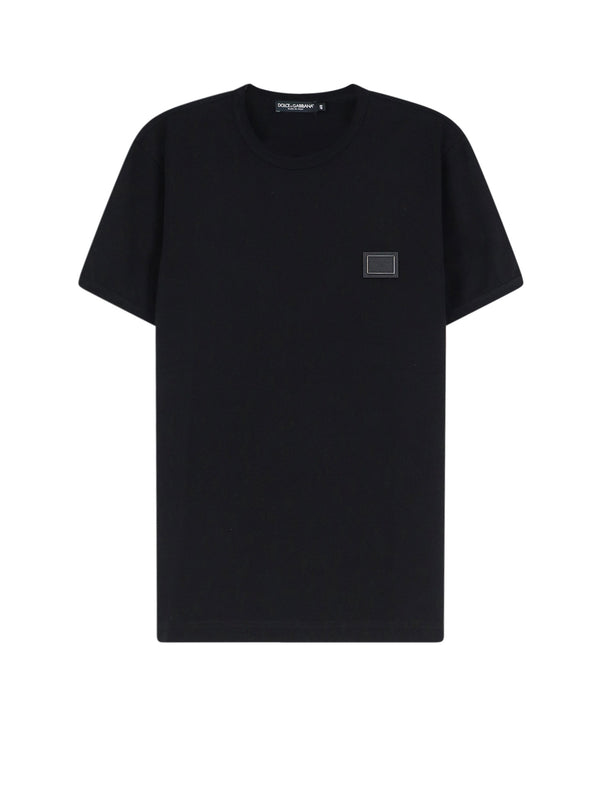 Cotton T-Shirt With Iconic Detail