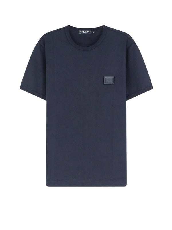 Cotton T-Shirt With Iconic Detail