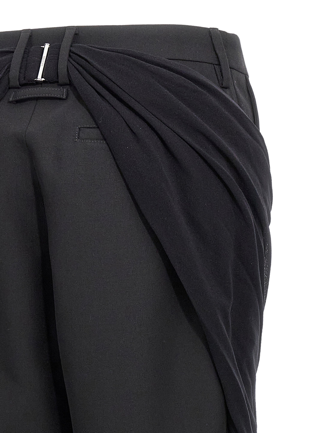 Jean Paul Gaultier Wool Pants - Black | eec780f81d84f8b803945570cb2e80c00a8e8c3f
