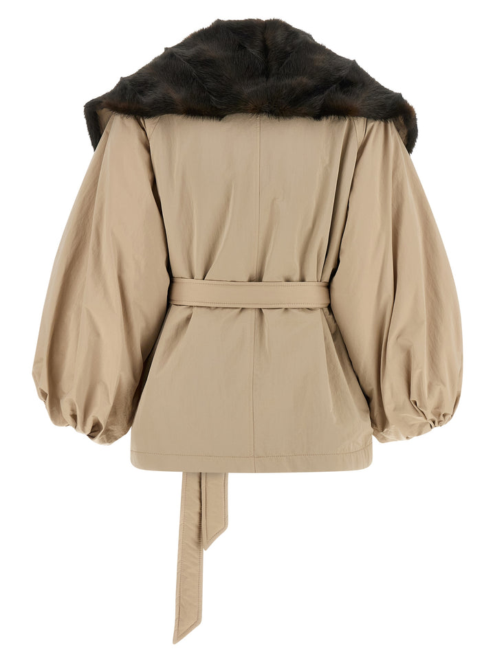 Magda Butrym 09 Puffer Jackets - Beige | d5607519cb963759a2bf9295452792d6bce20e0c