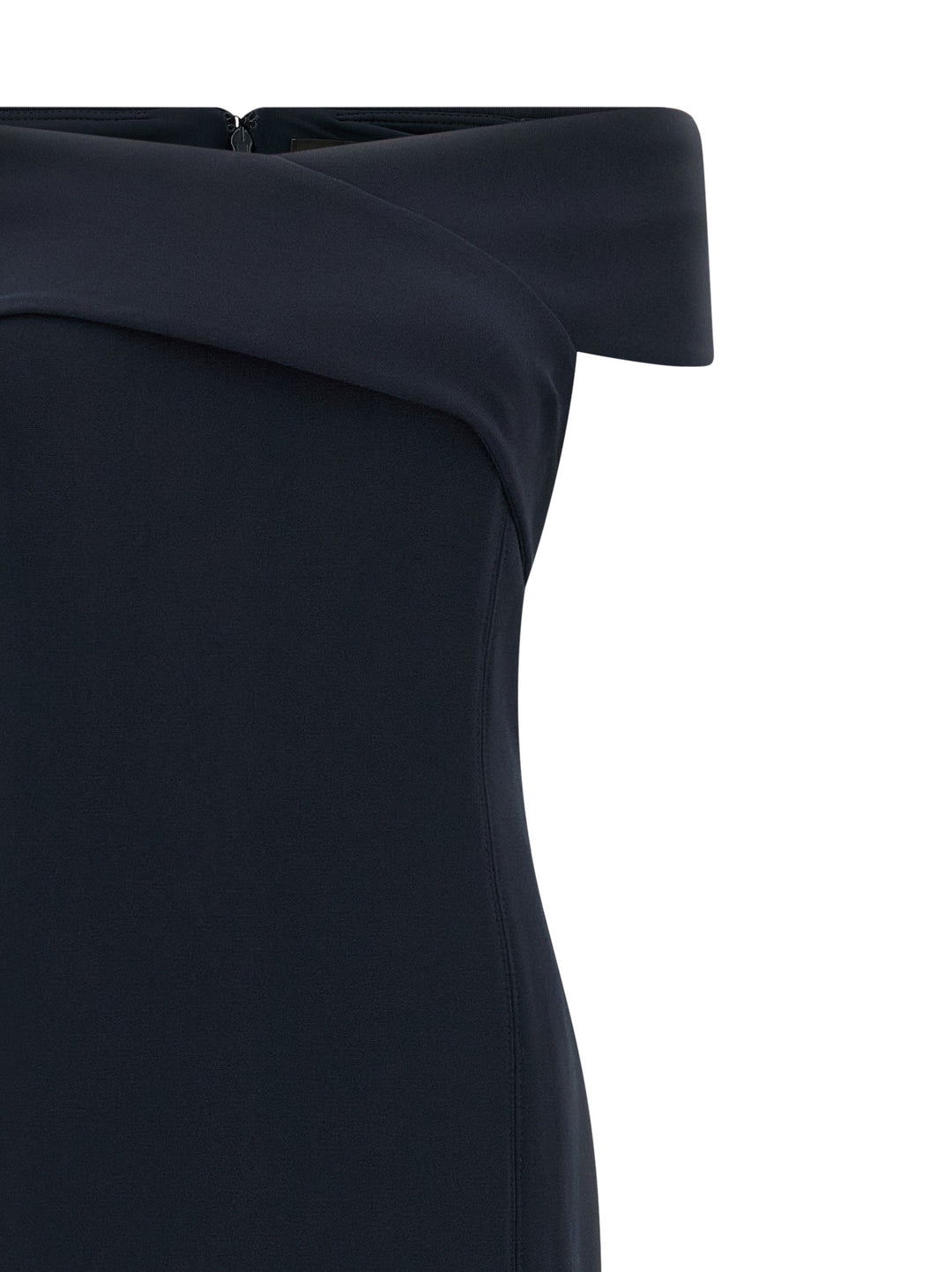 Lauren Ralph Lauren Long Dress With Crossed Neckline Dresses - Black | 5555ab7192929fd46d56d87c29b0c21491e43295