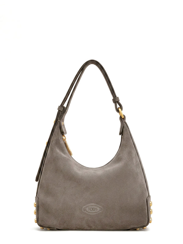 Mini Bag Metal Dots Suede Crossbody Bag