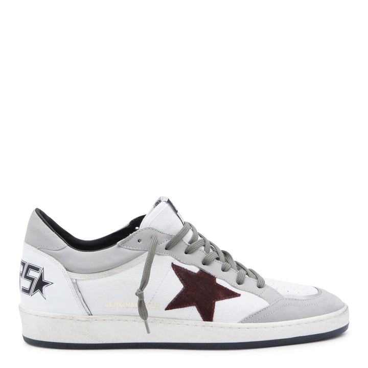 Golden Goose Sneakers - WHITE/DOVE/BORDEAUX | 21244e3f8f6ed0c68ce850e057fe92eede026b5d