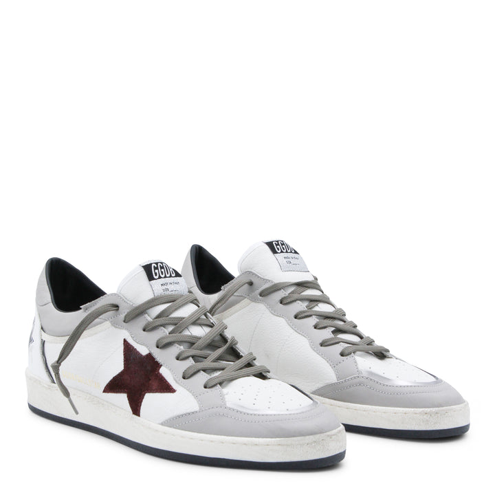 Golden Goose Sneakers - WHITE/DOVE/BORDEAUX | 27c6e6b32e56d254b13ad33322b34a613ea1b4e7