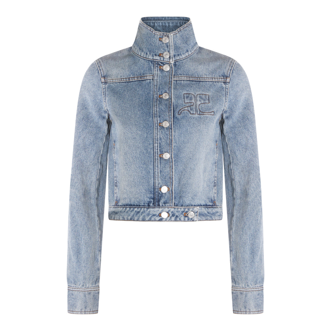 Courreges Jackets - DENIM BLUE | fe0839edd35c7ba9496baaf943f8b10e589f2704