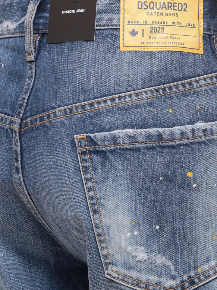 Dsquared2 Jeans - Blue and green | 1d64d2e7e5f38fe44b65bd7307354507b3b4162b