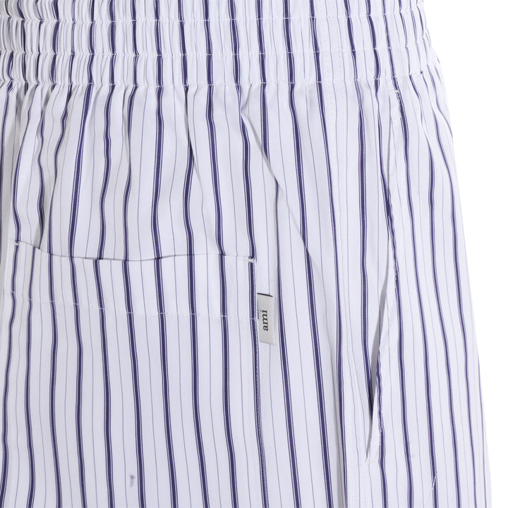 Ami Paris Shorts - WHITE-BLUE | 7e8cc3e51d583bc36df43c3defe9ec55f984c887