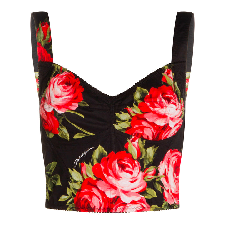 Dolce & Gabbana Top - ROSE F.DO NERO | 2085d8ed70b45f1283a0586bfcddcfe54dc76685