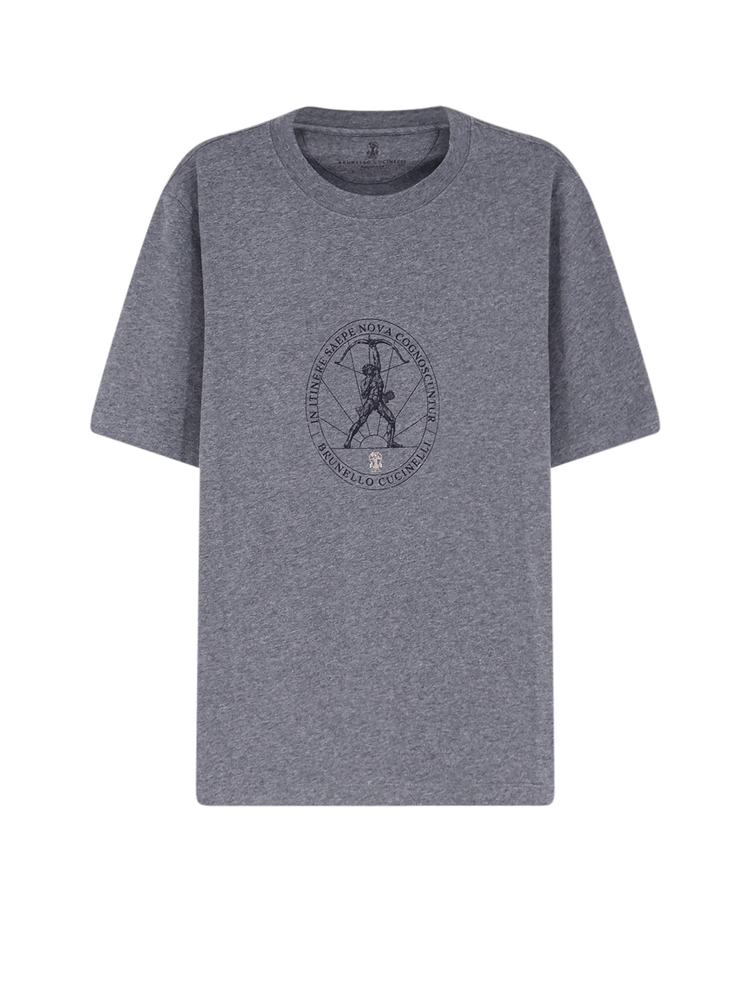 Brunello Cucinelli T-shirts and Polos - Piombo | 2c334c16653243da3efa59e8cb6369f7611c4e07
