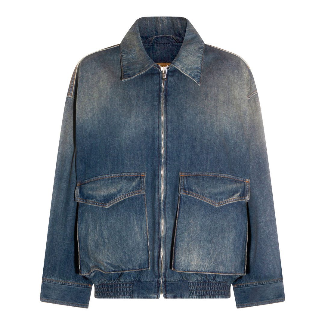Mm6 Maison Margiela Jackets - Blue and green | 4c092a931e3df6c02786f3a4cef482cd6cdbbf71