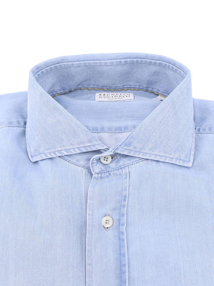 Brunello Cucinelli Shirts - DENIMCHIARISSIMO | 89be385a4e9631fd416dac510427ca85b8a52de6
