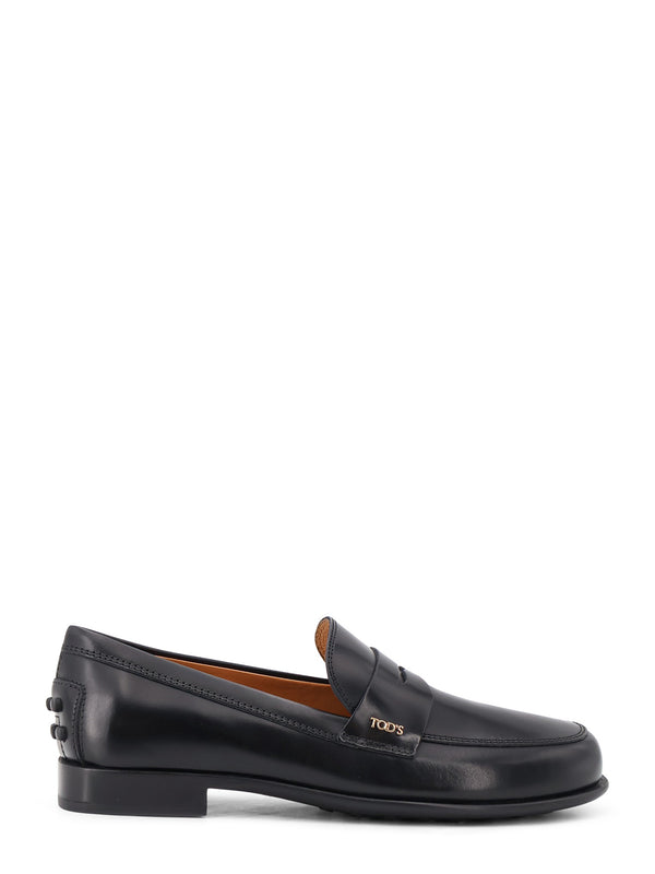 Leather Loafers With Gommini Detail On The Back