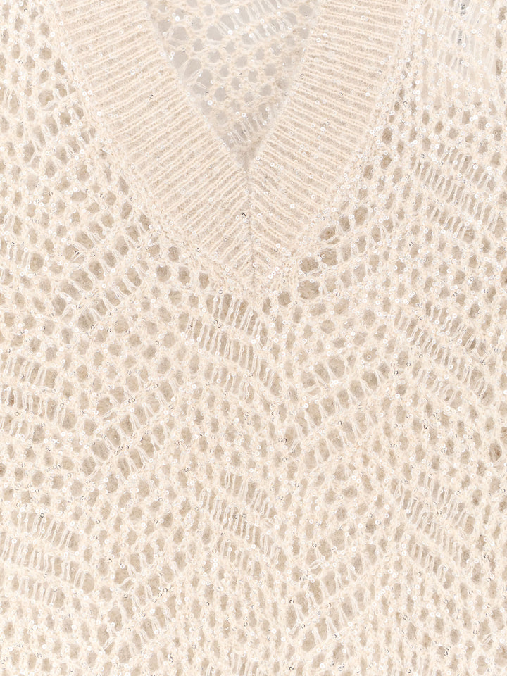 Brunello Cucinelli Sweaters - IVORY | b1063504c7248a9ded79360dcdb7f945473e039c