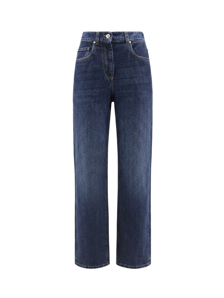 Brunello Cucinelli Jeans - ESSENTIAL DARK BLUE DENIM | b295a2f6bc68bb6b72ca8ed581847f5da00dbdbf
