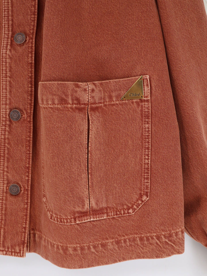 Chloè Jackets - Crimson Brown | 0d5f4058db522c84591e8af421400c03cec8d471