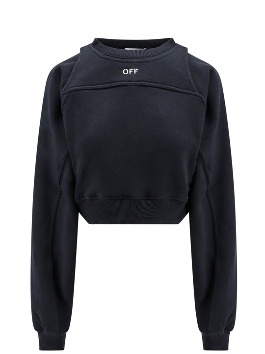 Cotton Sweatshirt With Frontal Logo