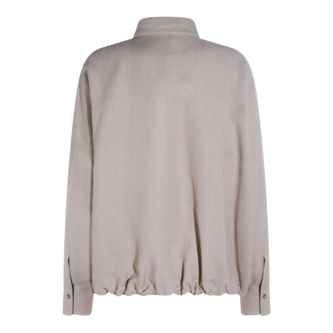 Brunello Cucinelli Jackets - SAND SHELL | b02b8b6421ff9b68e7095921a4a908050dc65f65