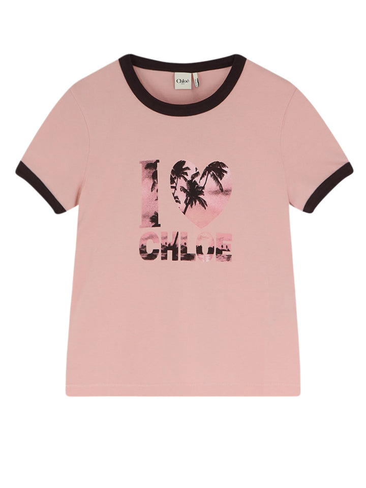 Chloè T-shirts and Polos - DESERT ROSE | d380bfccf1b4a5f824bfef194cc4a8d3e70baed7
