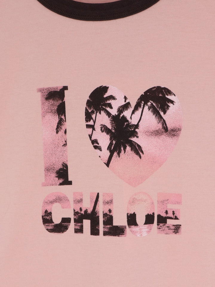 Chloè T-shirts and Polos - DESERT ROSE | 362f1ab769e4359cc318942e0cbfa12398766cda