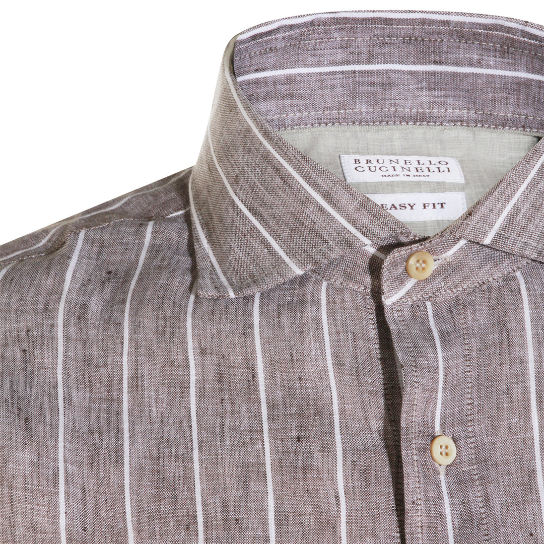 Brunello Cucinelli Shirts - Brown | 933ddd0b92b249afecc9cca9e6c06204876367f6