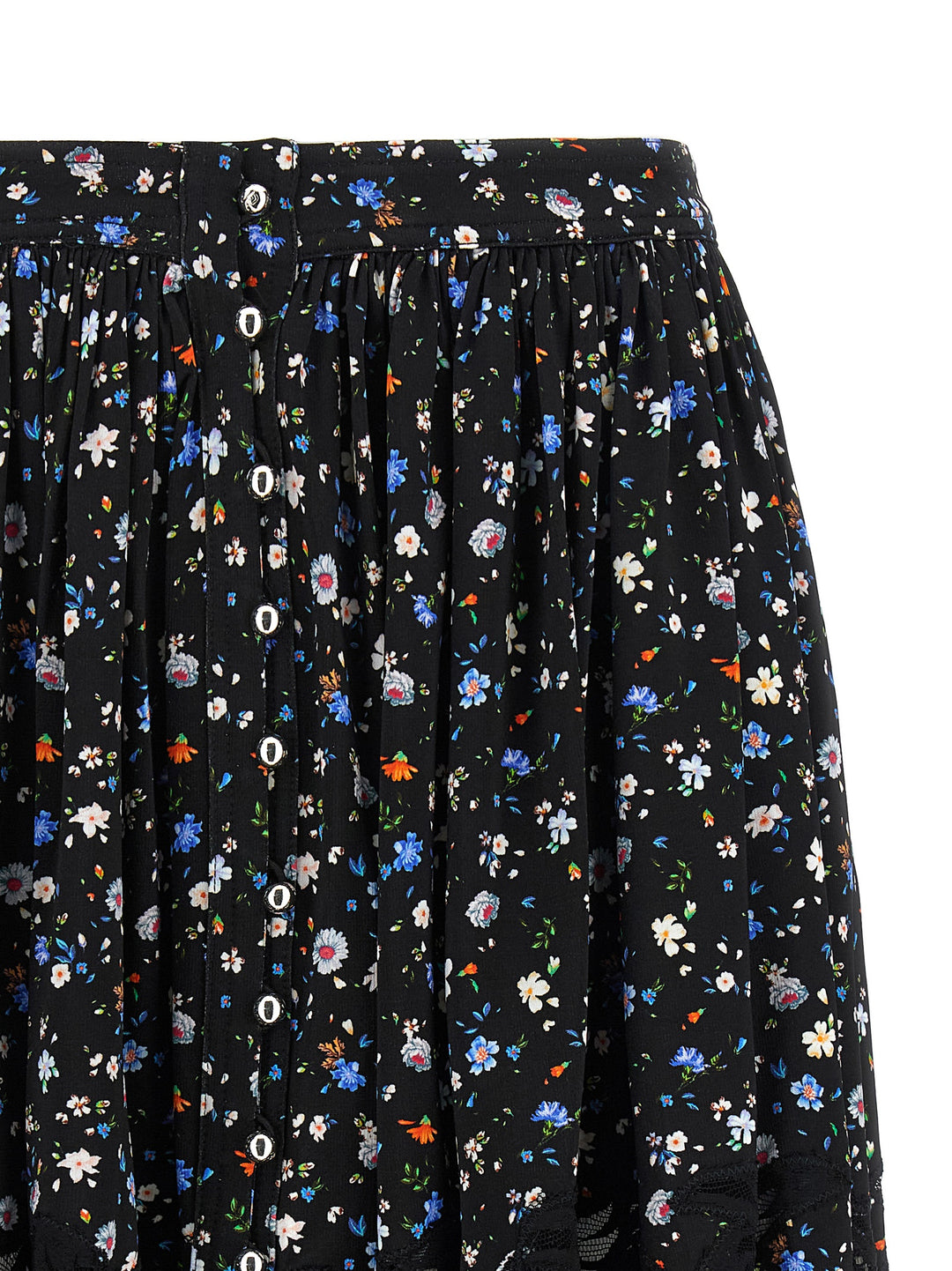 Paco Rabanne Floral Lace Skirt Skirts - Black | 78c0c5024bfa475a822f4c459793a0f3fa31bfeb