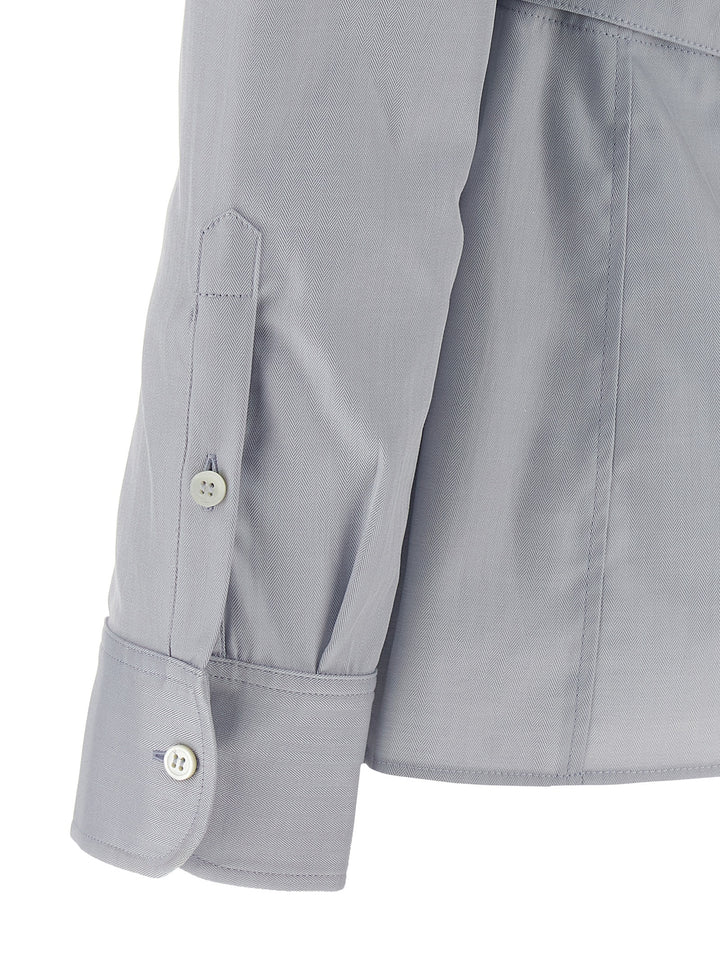 Jacquemus La Chemise De Costume Shirt and Blouse - Gray | c61a80f37a67a333588c41dfcd4e55c1b05752da