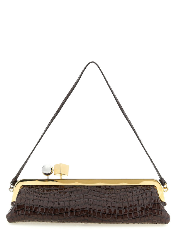 La Pochette Salon Clutch Brown
