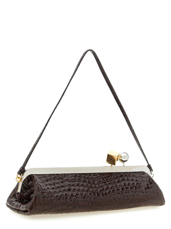 Jacquemus La Pochette Salon Clutch - Brown | 13431c0dc100e1f8c3e9590eb9730454c075767a
