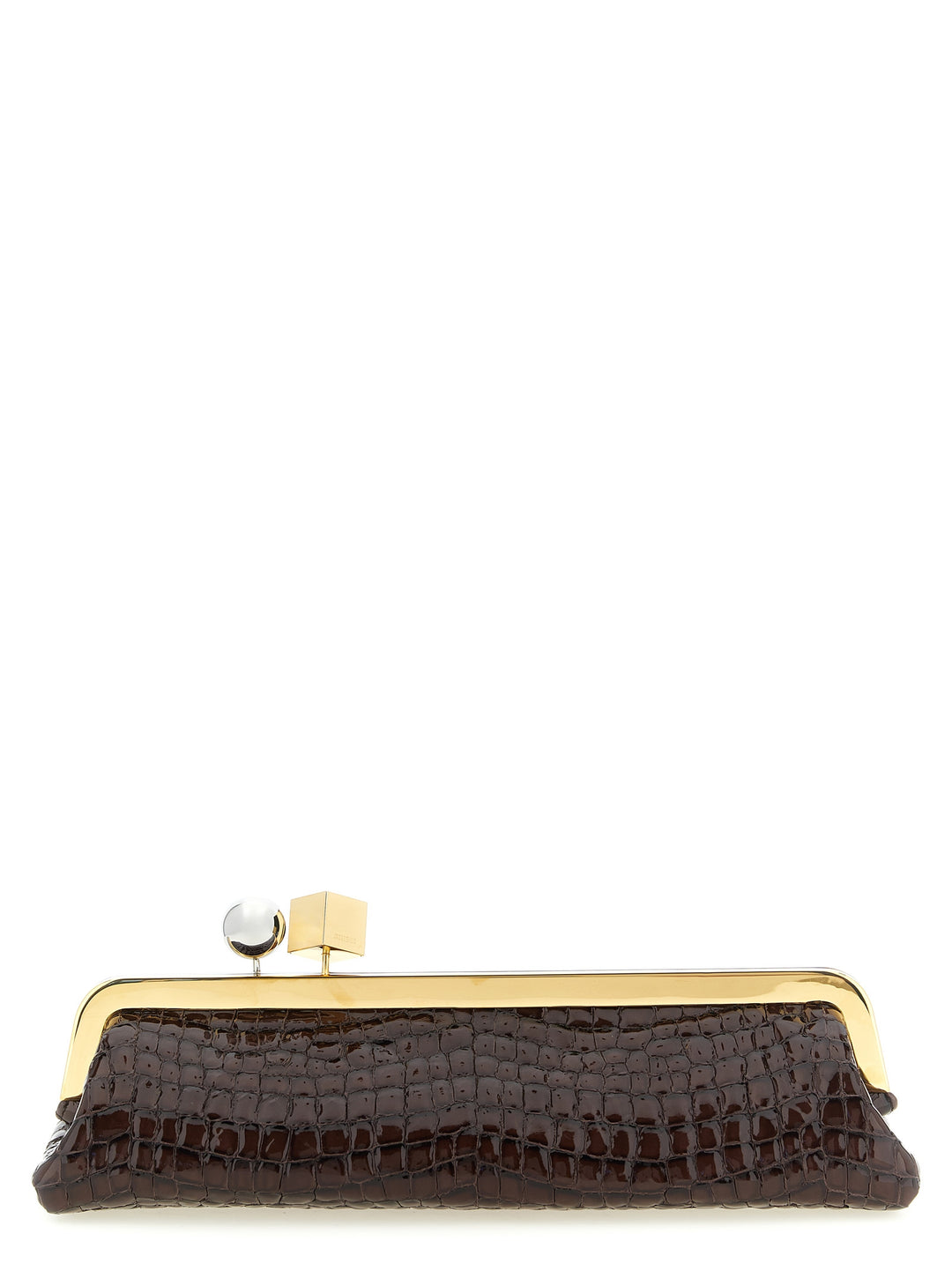 Jacquemus La Pochette Salon Clutch - Brown | b97a7476b6f1168285ddb0897c63a70129d66cb6