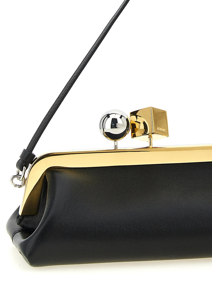 Jacquemus La Pochette Salon Clutch - Black | 73475c2b0340ba3d00afdd3e616d2a9e0a98b53f